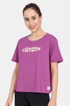 Rosaline Easy Movement Relaxed Top - Wild Aster — thumbnail 2